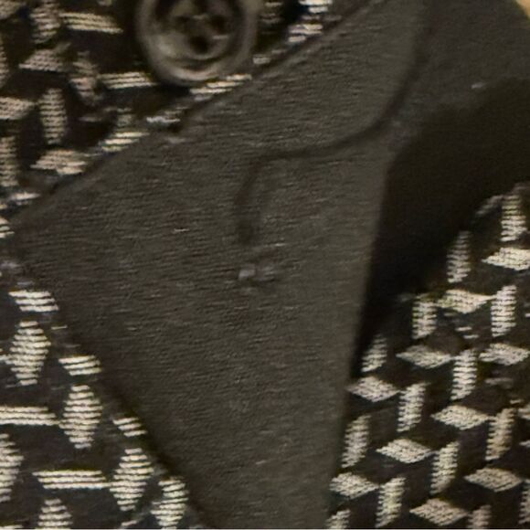 Candie’s Skinny Ankle Stretchy Pants With Geometric Print Black White Size 9 - Picture 7 of 13